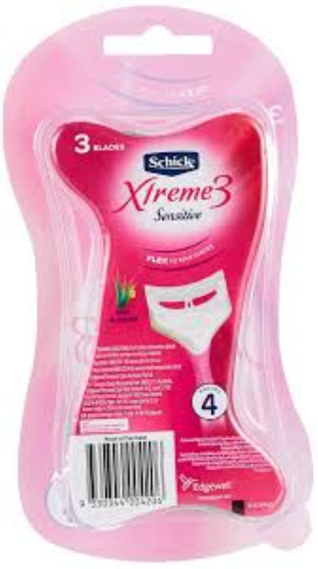 SCHICK XTREME3 SENSITIVE PINK 2+1